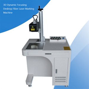 3D Dynamic Focus 30 W 50 W 60 W 100 W 120 W Faserlaser-Markierungsmaschine für gekrümmte Oberflächen, Reliefmarkierung, 3D-Markierung