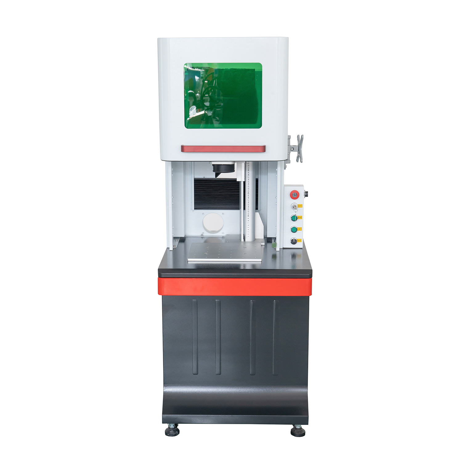 Vollständig geschlossene Desktop-CNC-Faserlasermarkiermaschine mit CE- und FDA-Zertifikat