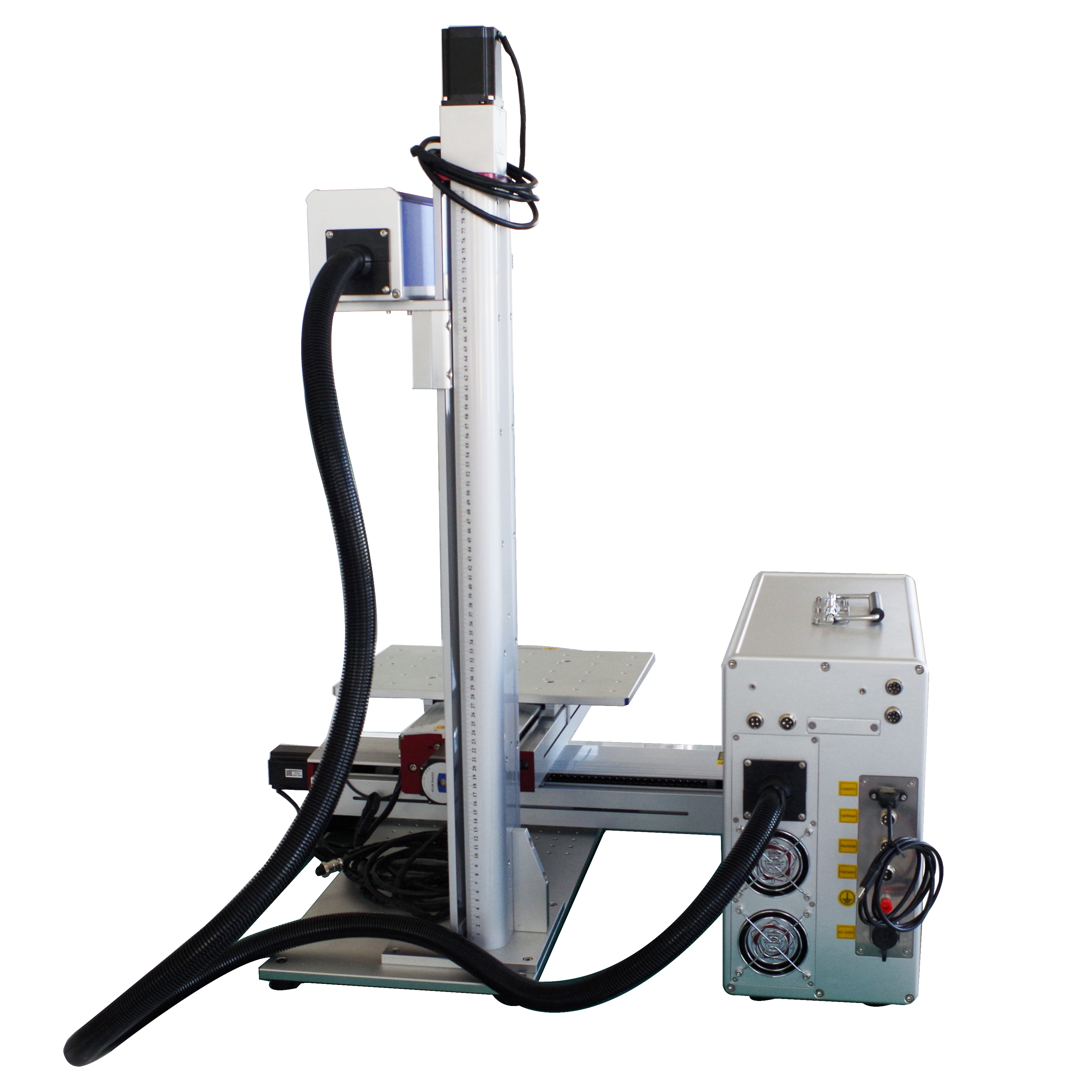 Faserlaser-Markierungsmaschine für großflächige Markierungsnähte mit motorisiertem XY-Tisch